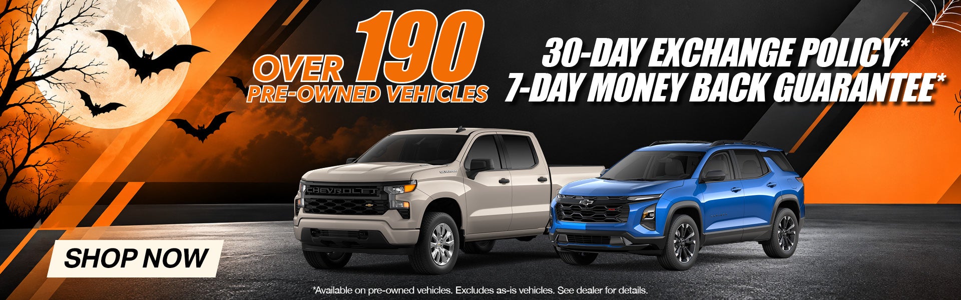 Pre-owned vehicles